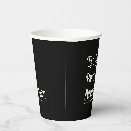 Gobelets En Papier Monster Mash Halloween (Droite)