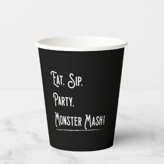 Gobelets En Papier Monster Mash Halloween