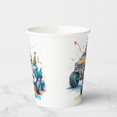 Gobelets En Papier Monster Shark Camion Anniversaire Bash (Gauche)