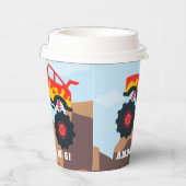 Gobelets En Papier Monster Truck Boy fête d'anniversaire (Droite)