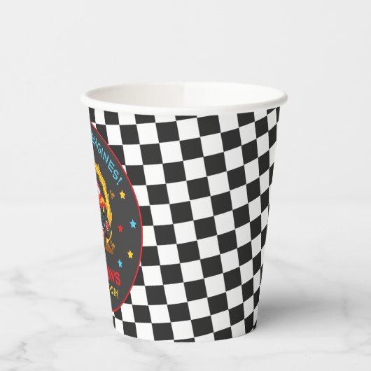 Gobelets En Papier Monster Truck Rally Décorations d'anniversaire (Gauche)