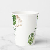 Gobelets En Papier Monstère tropicale botanique sauvage de palmiers (Droite)