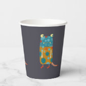 Gobelets En Papier Monstres amusants (Verso)