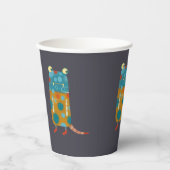 Gobelets En Papier Monstres amusants (Recto)