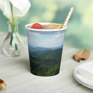 Gobelets En Papier Montagnes Appalaches I Shenandoah