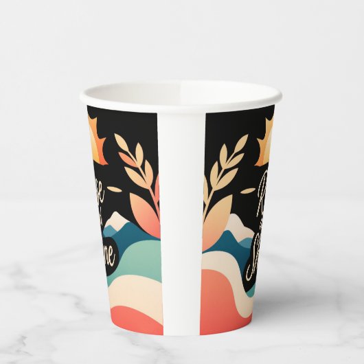 Gobelets En Papier Monter et briller : un nouveau départ (Gauche)