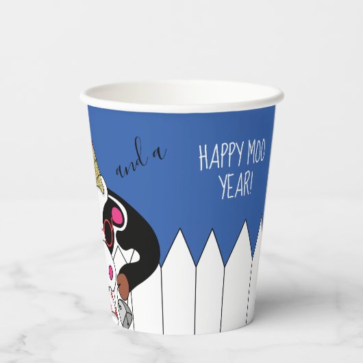 Gobelets En Papier Moosseurs de Noël (Verso)