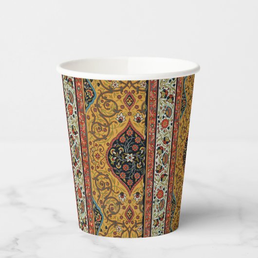 Gobelets En Papier Moquette Perse antique Design élégant (Gauche)