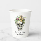 Gobelets En Papier Mort à mon crâne d'anniversaire des années 20 (Recto)