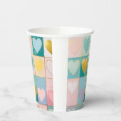 Gobelets En Papier Mosaic of Affection (Gauche)