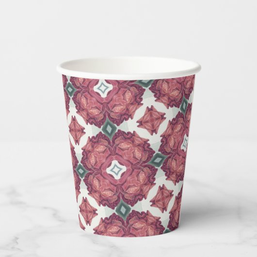 Gobelets En Papier Motif (Verso)