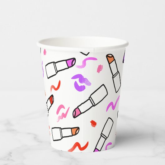 Gobelets En Papier Motif (Droite)