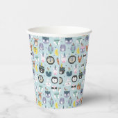 Gobelets En Papier Motif à visage tribal migte (Droite)