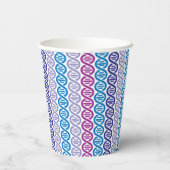 GOBELETS EN PAPIER MOTIF ADN (Verso)