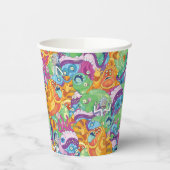 Gobelets En Papier Motif Alien du parti Rick Apocalypse (Gauche)