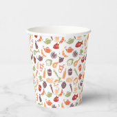 Gobelets En Papier Motif alimentaire (Droite)