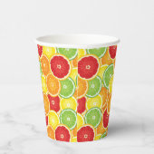 Gobelets En Papier Motif aux agrumes (Droite)