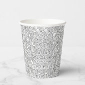 Gobelets En Papier Motif B&W Médicale (Droite)