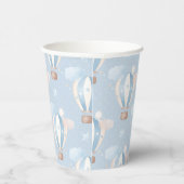 Gobelets En Papier Motif Ballons Bleus (Droite)