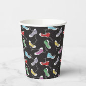 Gobelets En Papier Motif basket (Gauche)