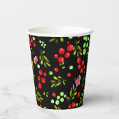 Gobelets En Papier Motif Berries (Verso)