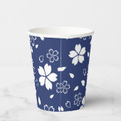 Gobelets En Papier Motif Blue Sakura (Droite)