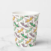 Gobelets En Papier Motif Bra multicolore (Verso)