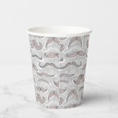 Gobelets En Papier Motif branché de Moustache (Droite)