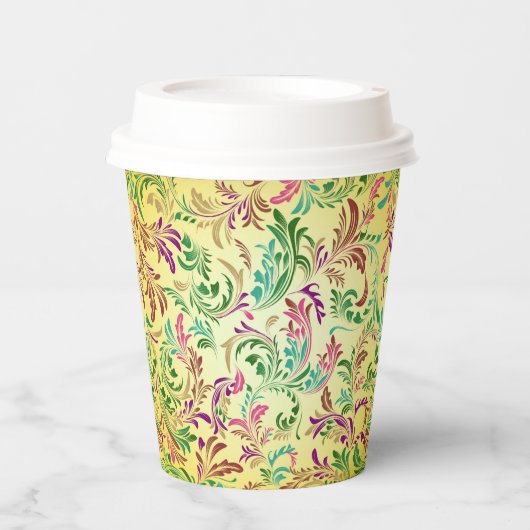Gobelets En Papier Motif Branches Design-78466 (Recto)