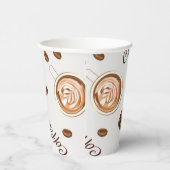 Gobelets En Papier Motif café (Droite)