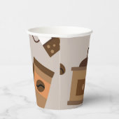 Gobelets En Papier Motif café (Droite)