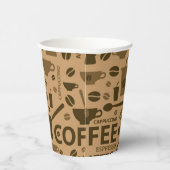 Gobelets En Papier Motif café (Droite)