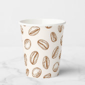 Gobelets En Papier Motif café (Gauche)