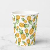 Gobelets En Papier Motif Cartoon Ananas (Verso)
