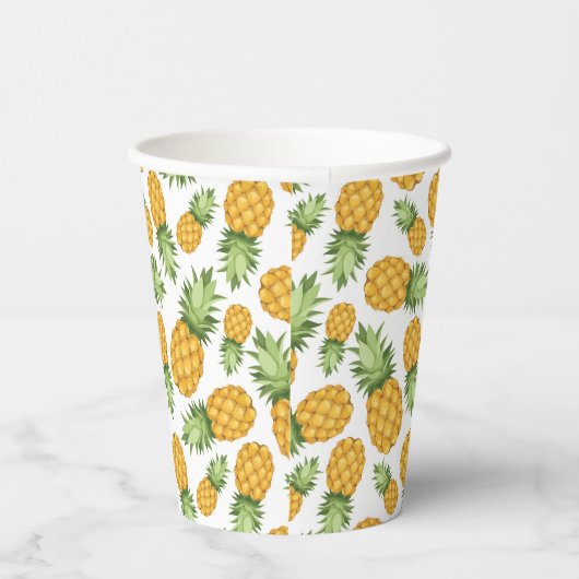 Gobelets En Papier Motif Cartoon Ananas (Droite)