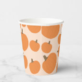 Gobelets En Papier Motif citrouille Automne Automne Halloween (Droite)