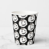 Gobelets En Papier Motif Citrouille éffrayant | Bonne Halloween (Verso)
