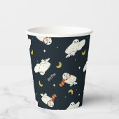 Gobelets En Papier Motif Clair de Lune d'Hedwig (Recto)