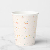 Gobelets En Papier Motif Confetti Dots & Triangle (Droite)