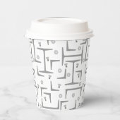 Gobelets En Papier Motif d'acier structurel (Gauche)