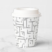 Gobelets En Papier Motif d'acier structurel (Droite)