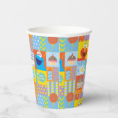 Gobelets En Papier Motif d'anniversaire Elmo, Abby et Cookie Monster (Droite)
