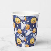 Gobelets En Papier Motif d'aquarelle Halloween (Droite)