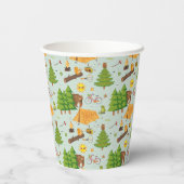 Gobelets En Papier Motif de camping (Verso)