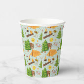 Gobelets En Papier Motif de camping (Droite)