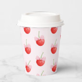 Gobelets En Papier Motif de cerise douce (Gauche)