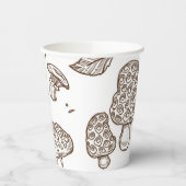 Gobelets En Papier Motif de champignons (Gauche)