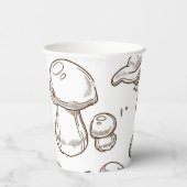 Gobelets En Papier Motif de champignons (Droite)