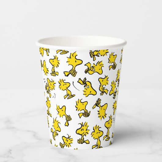 Gobelets En Papier Motif de design classique Woodstock (Verso)