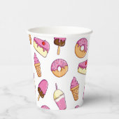 Gobelets En Papier Motif de dessert pour dent sucrée (Droite)